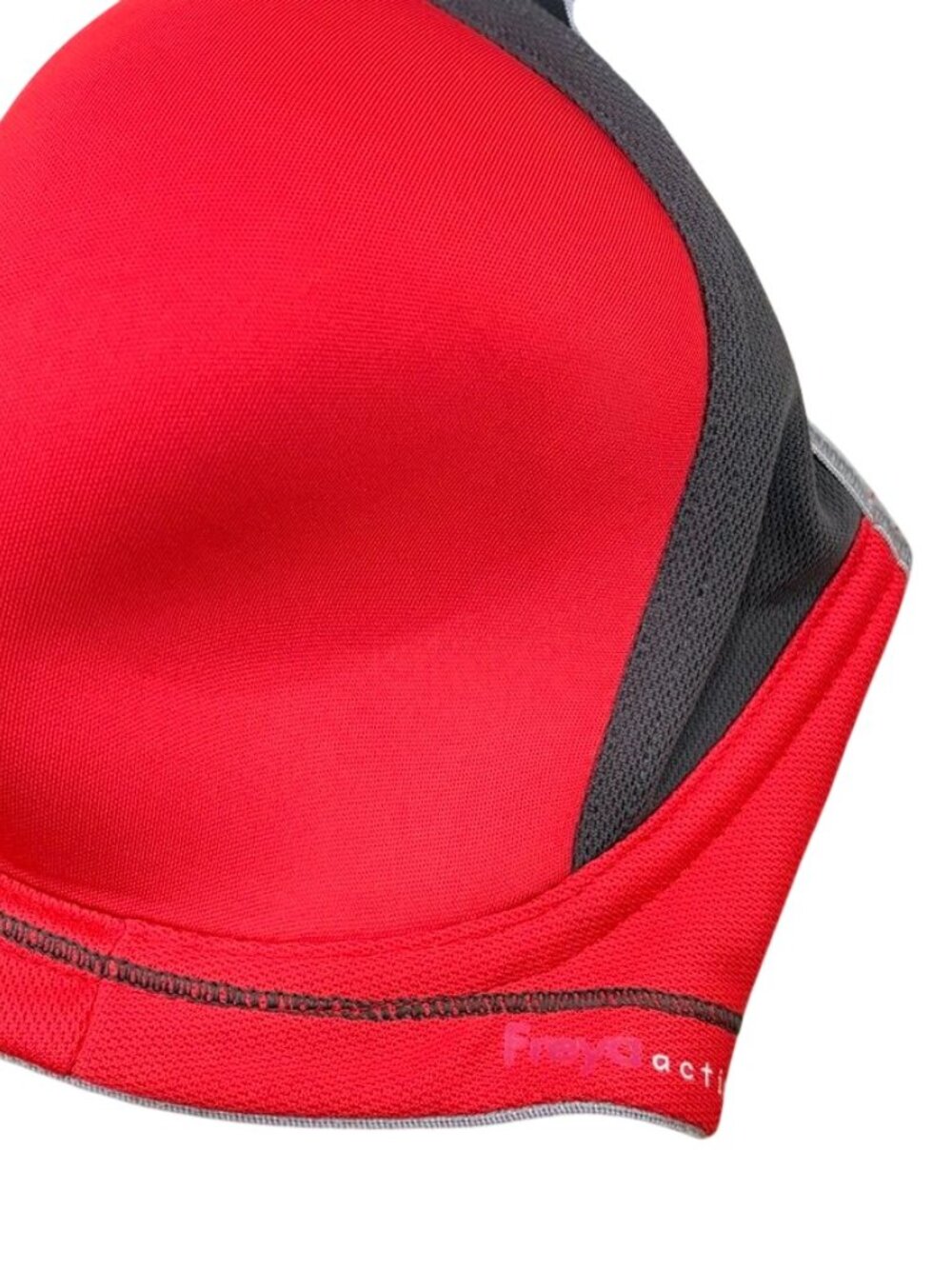 Freya AA4892 Active Red & Gray Underwire Sports Bra Size 32DDD - Picture 3 of 6
